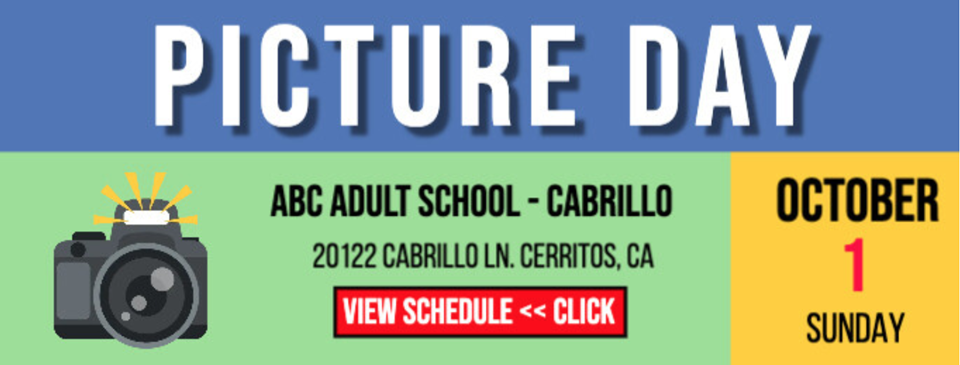 Picture Day 10/1 (Sun)