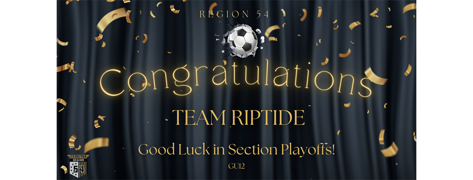Congratulations Team Riptide 