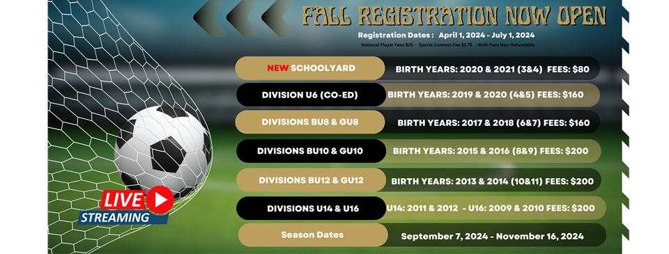 Fall 2024 Registration Info